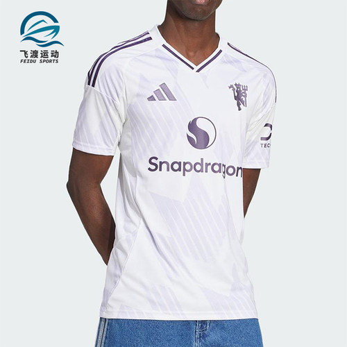 Adidas/阿迪达斯正品MUFC A JSY男士透气足球运动训练短袖JI7423