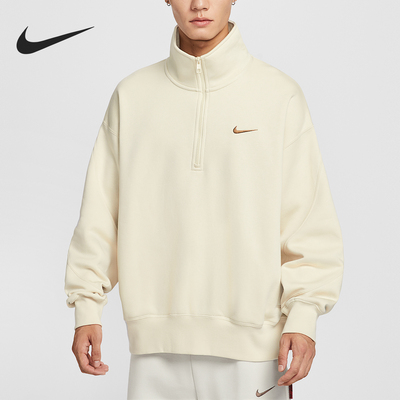 Nike/耐克正品Sportswear男士针织半拉链宽松高领卫衣IO7828-229