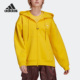 smc女子运动休闲连帽夹克外套GU1617 新款 Adidas 阿迪达斯正品