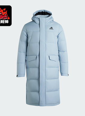 Adidas/阿迪达斯正品V L DOWN PARKA男士长款保暖羽绒服KF6747