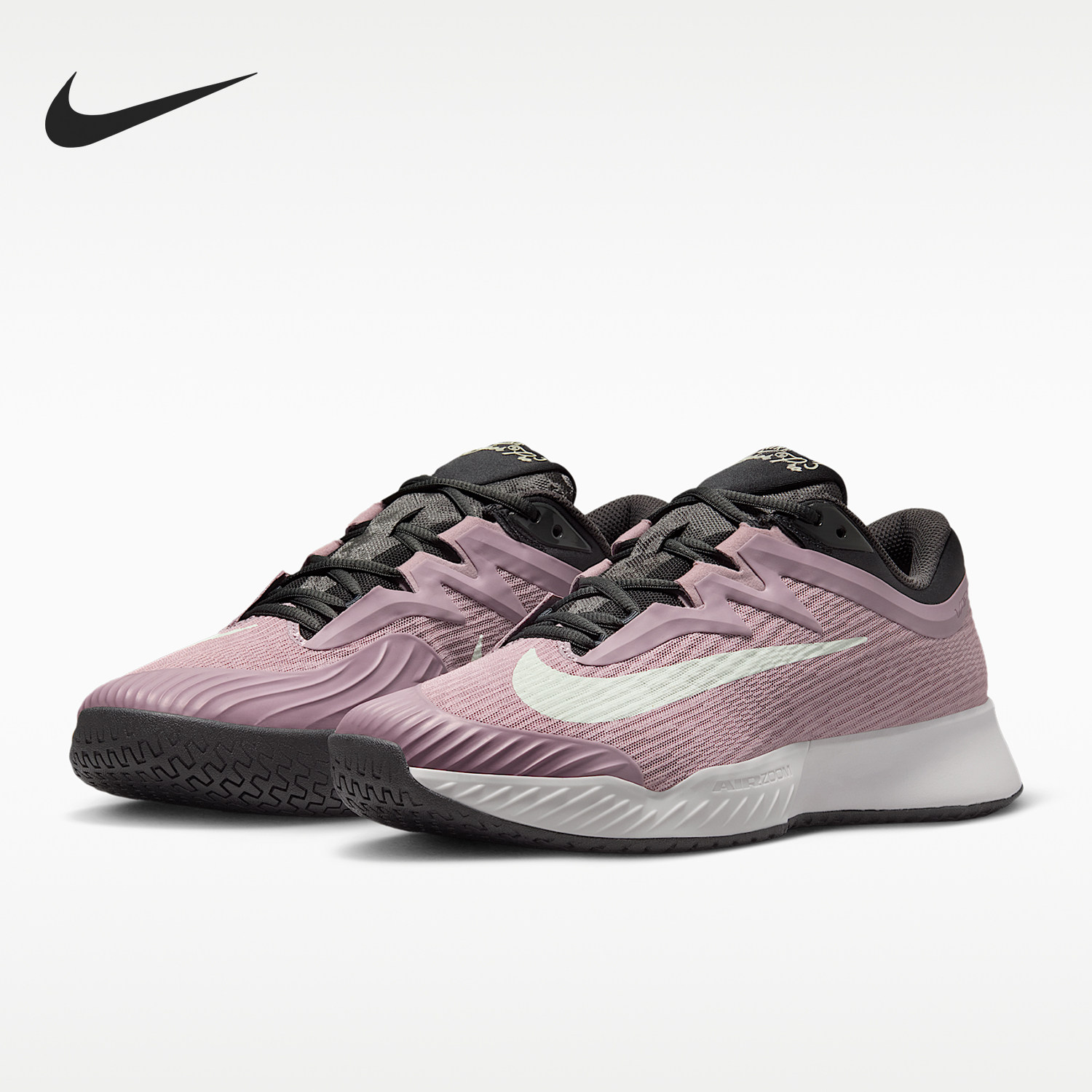 Nike/耐克正品VaporPro3新款男浅紫黑色休闲网球鞋HV1453-200