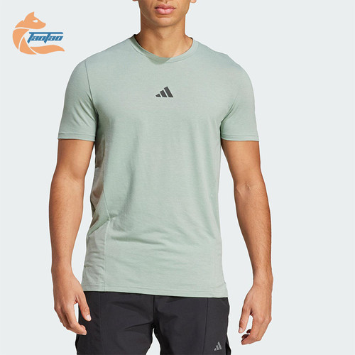 Adidas/阿迪达斯正品夏季新款男士经典宽松透气圆领短袖T恤JI5768