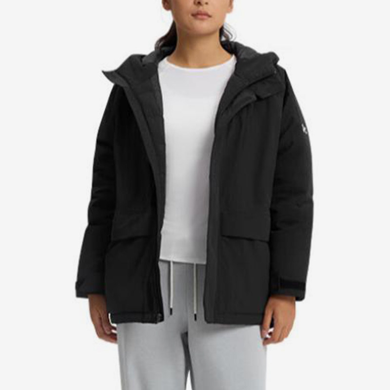 UA/安德玛正品新款女士拉链宽松简约连帽运动羽绒服6001976-001,运动服/休闲服装,运动羽绒服,淘宝优惠券,粉丝福利购,淘宝优惠卷