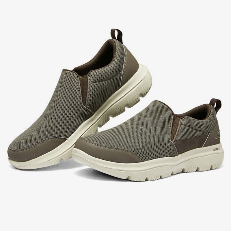 Skechers/斯凯奇正品新款GO WALK男子一脚蹬耐磨运动休闲鞋