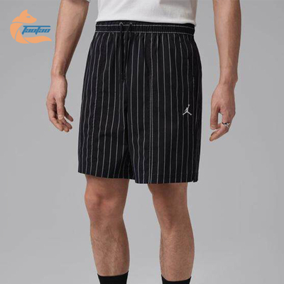 Nike/耐克正品JORDAN新款男黑白色条纹时尚经典短裤IR6303-010
