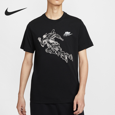 Nike/耐克正品26夏Sportswear男休闲印花透气针织短袖HQ9167-010
