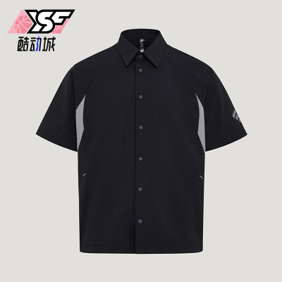 Adidas/阿迪达斯正品夏季男士运动翻领轻薄简约短袖衬衫T恤KY5646
