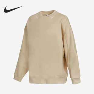 DD5611 女子加绒圆领宽松运动卫衣套头衫 206 耐克正品 Nike