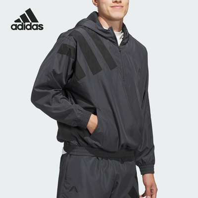 Adidas/阿迪达斯正品ANTHONY EDWARDS男士宽松篮球套头衫KC1611
