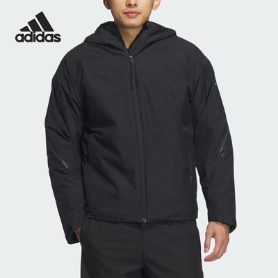 Adidas/阿迪达斯正品秋冬新款男士宽松保暖连帽外套JZ8413