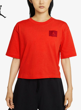 Nike/耐克正品AIR JORDAN 女子休闲运动短袖T恤 DD7055-634