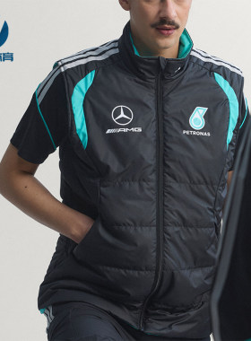 Adidas/阿迪达斯正品新款男黑蓝绿色保暖经典棉马甲背心KE5476