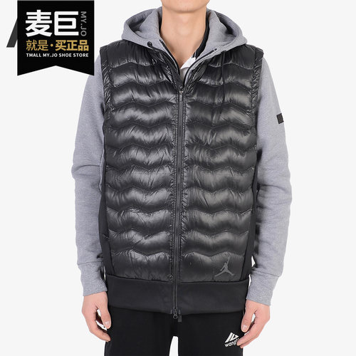 Nike/耐克正品 Air Jordan 男子运动休闲羽绒背心807950-010