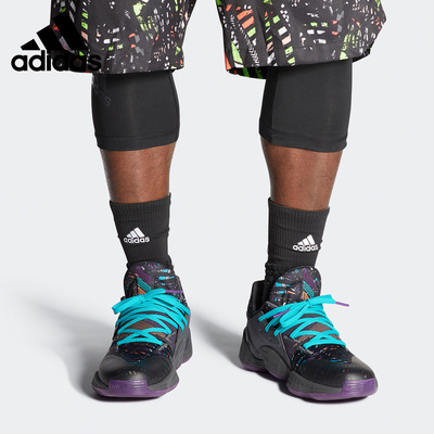 阿迪达斯正品新款男子运动篮球鞋