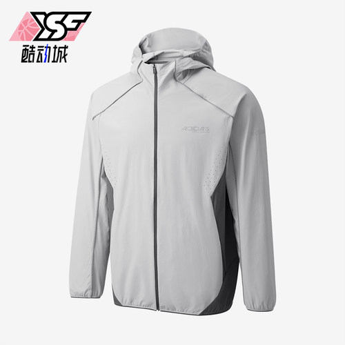 Adidas/阿迪达斯正品DRYWV连帽拉链长袖夹克经典男夹克外套KQ5301