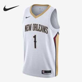 耐克正品 SW男子球衣CW3601 当季 新奥尔良鹈鹕队NBA 107 赛季 Nike