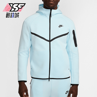 Nike/耐克正品Tech Windrunner男士连帽针织拼接外套HV0949-474