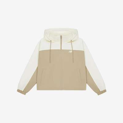 New Balance/NB正品运动女子梭织拉链连帽夹克外套NAF12162-DB