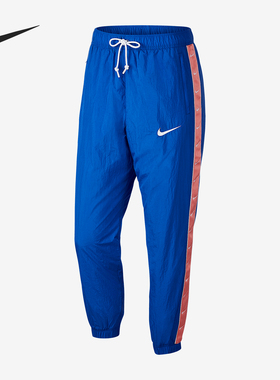 Nike/耐克正品秋冬新款男士薄款刺绣束脚梭织长裤CD0422-480