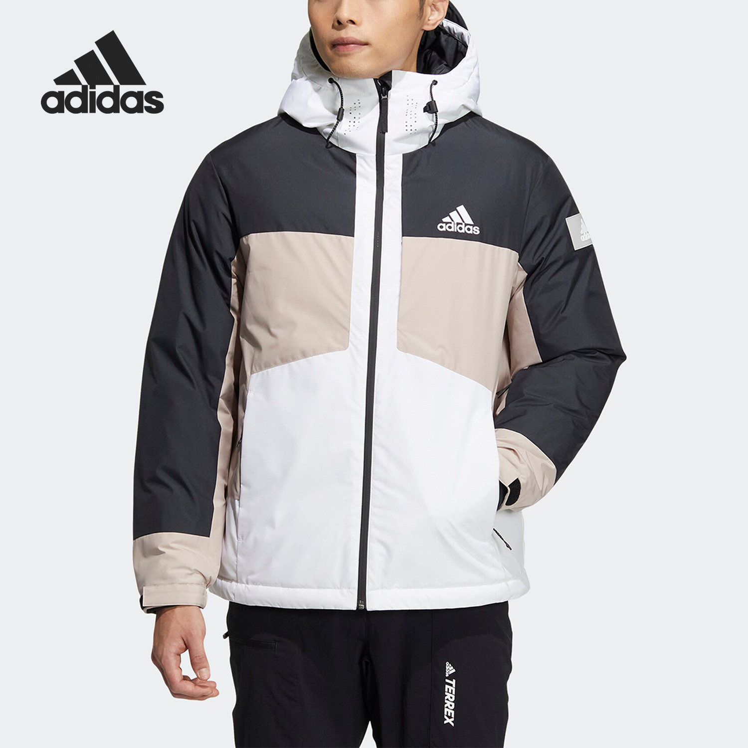 Adidas/阿迪达斯正品冬季新款男子运动训练保暖羽绒服IA4213