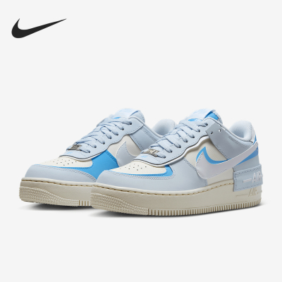 Nike/耐克正品Air Force1女士空一号厚底板鞋DZ1847-400