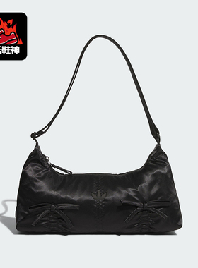 Adidas/阿迪达斯正品三叶草女士经典蝴蝶结法棍单肩挎包KC2770