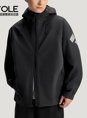 Adidas/阿迪达斯正品2025冬季款男士日常连帽耐穿梭织外套KH0168