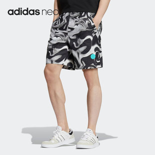 neo男子梭织运动短裤 Adidas 新款 当季 HD4658 阿迪达斯正品