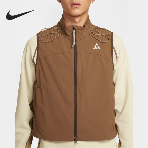 Nike/耐克正品Death Bloom男士休闲宽松户外立领马甲HV0601-235