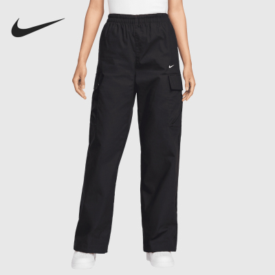 Nike/耐克正品Sportswear 女士运动宽松工装中腰长裤FV7643-010