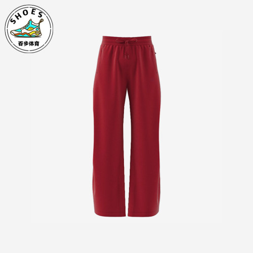 Adidas/阿迪达斯正品2025春女士运动时尚梭织经典直筒长裤JM8792