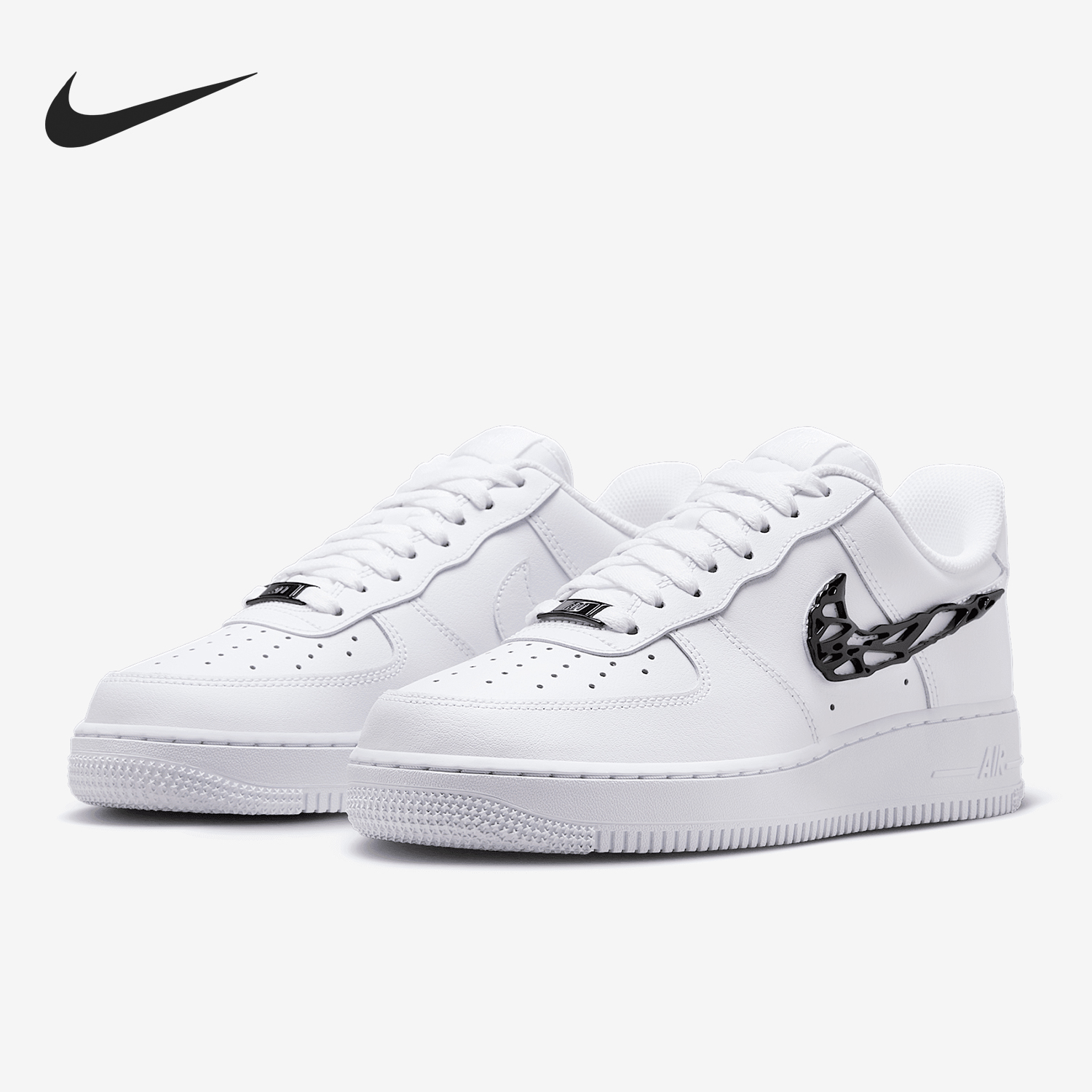 耐克女士时尚系带透气板鞋