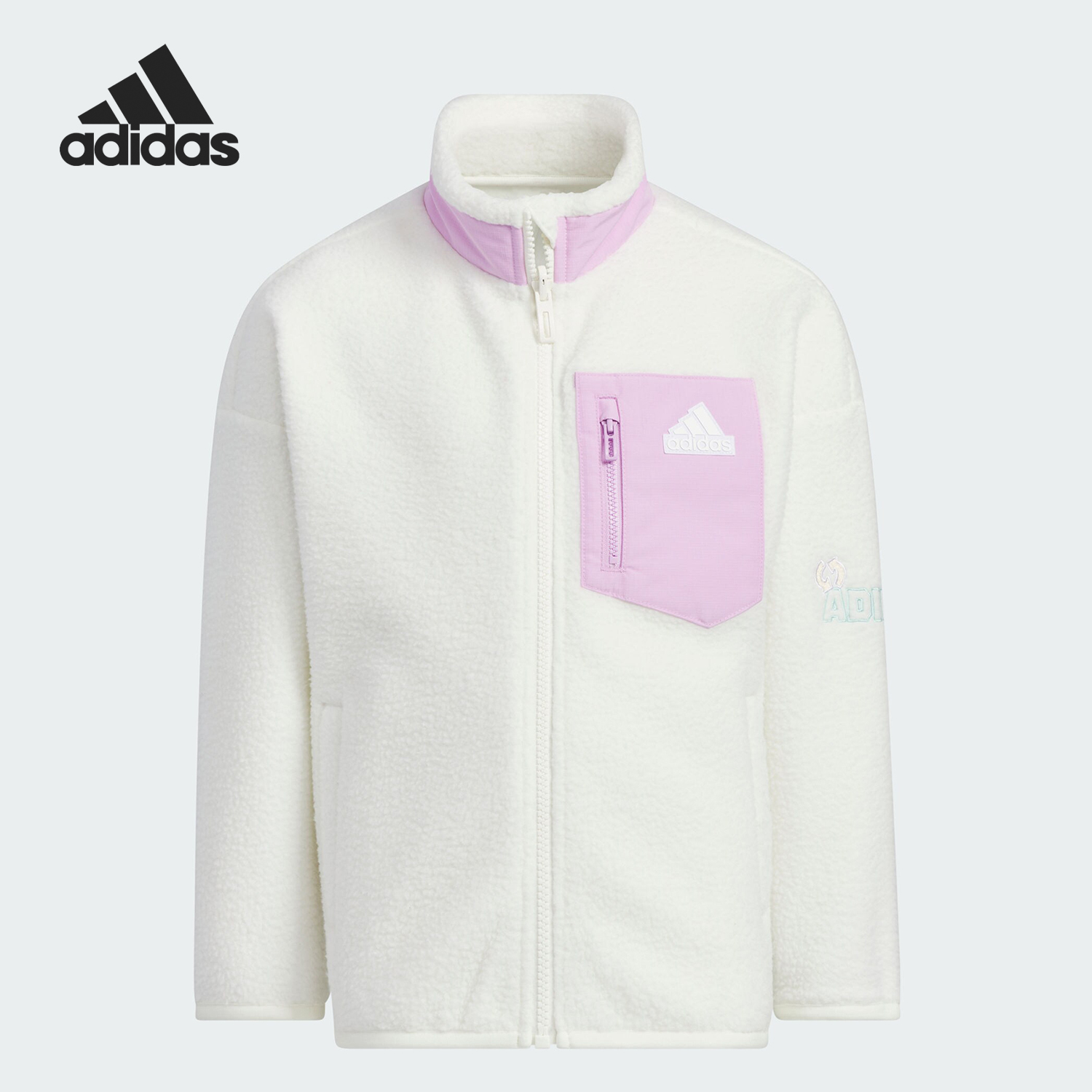 Adidas/阿迪达斯正品冬季新款小童保暖防风休闲外套IY5031