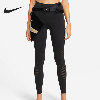 Nike/耐克正品x MMW联名女子紧身训练健身运动长裤DD9428-010