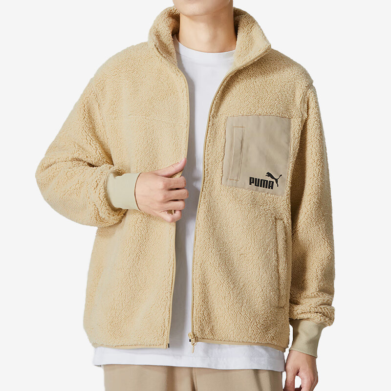 Puma/彪马正品新款男士羊羔绒保暖运动立领夹克外套673645-12,运动服/休闲服装,运动茄克/外套,淘宝优惠券,粉丝福利购,淘宝优惠卷