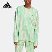 圆领卫衣套头衫 运动女子smc长袖 HT1105 阿迪达斯正品 Adidas