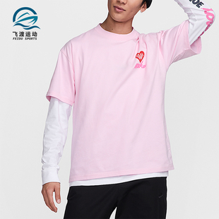 HJ0585 Nike 日常运动印花透气圆领套头短袖 2025男士 663 耐克正品