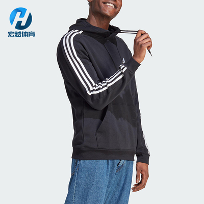 Adidas/阿迪达斯正品M 3S FL HD男士运动连帽日常休闲卫衣IB4028