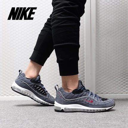 Nike/耐克正品男鞋Air Max98Gundam复古全掌气垫运动跑步鞋924462