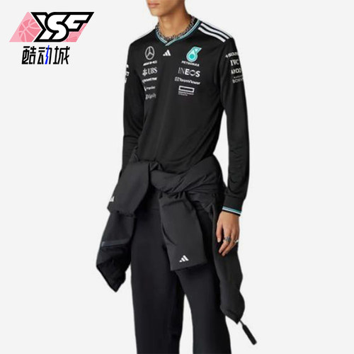 Adidas/阿迪达斯正品新款男士运动训练赛车经典休闲长袖T恤JW5359