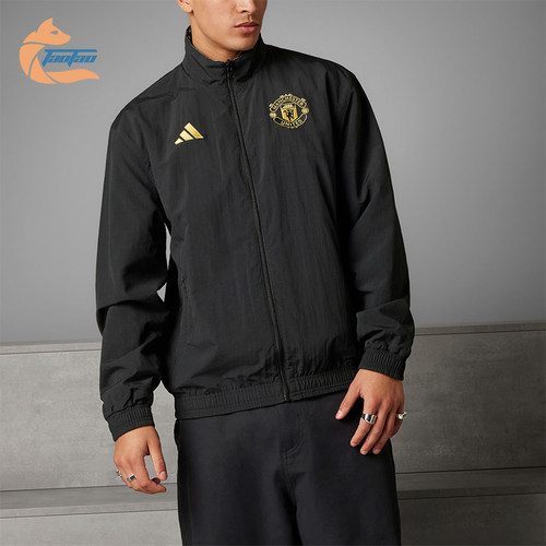 Adidas阿迪达斯男士足球夹克外套