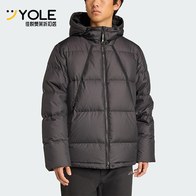 Adidas/阿迪达斯正品GOOSE DOWN JACKET男士休闲防风羽绒服JV6210
