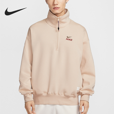 Nike/耐克正品2025冬季款男士日常立领套头半拉链卫衣IQ3708-126