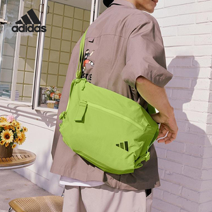 Adidas/阿迪达斯正品2025年春季男女运动经典健身斜挎包KC1407