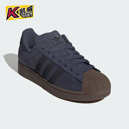 Adidas/阿迪达斯正品三叶草男女系带贝壳头耐磨低帮板鞋JQ3226