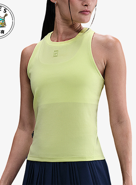 Nike/耐克正品NikeCourt女士透气网球修身无袖背心T恤FZ6658-736