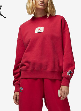 Nike/耐克正品Air Jordan女子运动休闲保暖卫衣DV6967-687