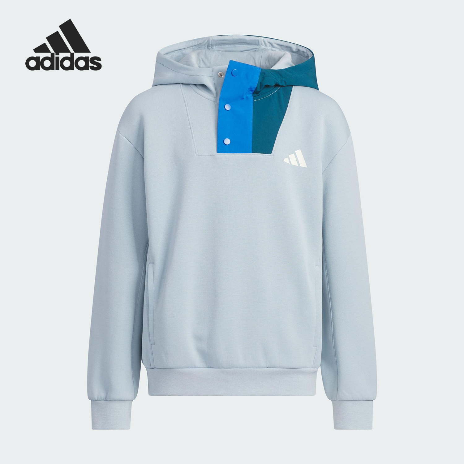 Adidas/阿迪达斯正品SPORTSWEAR大童宽松运动针织连帽卫衣KC0209