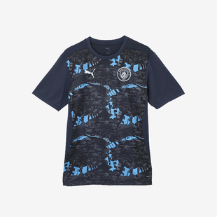 Puma/彪马正品曼城比赛训练男士经典吸湿透气短袖足球服779155-74