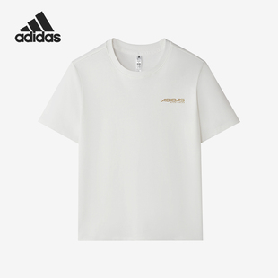 Adidas/阿迪达斯正品跑步圆领T恤男简约亲肤经典休闲短袖KU5312